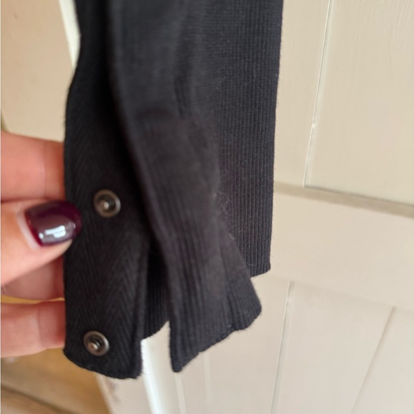 Free People Black Lace Long Sleeve Top - Picture 9 of 9